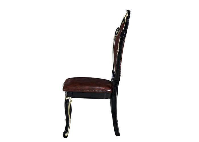Generous Solid Wood Sponge European Dining Chairs
