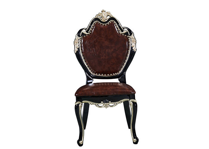 Generous Solid Wood Sponge European Dining Chairs