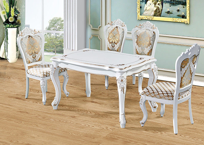 European Luxury Solid Wood Minimalist Dining Table