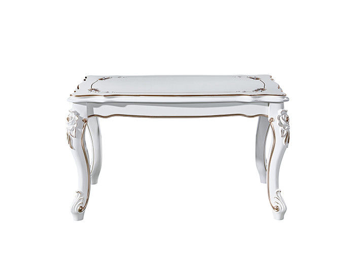Retro White Marble Dining Table Rectangular Modern Minimalist Design Luxury Table
