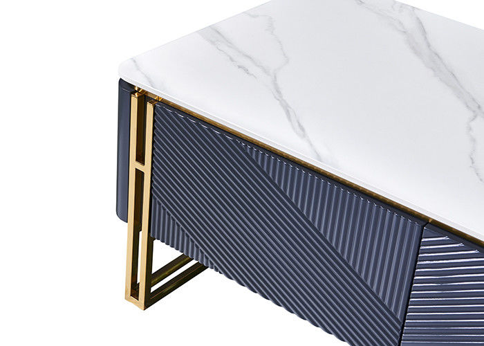 Stainless Steel Frame Dining Table And Coffee Table Set