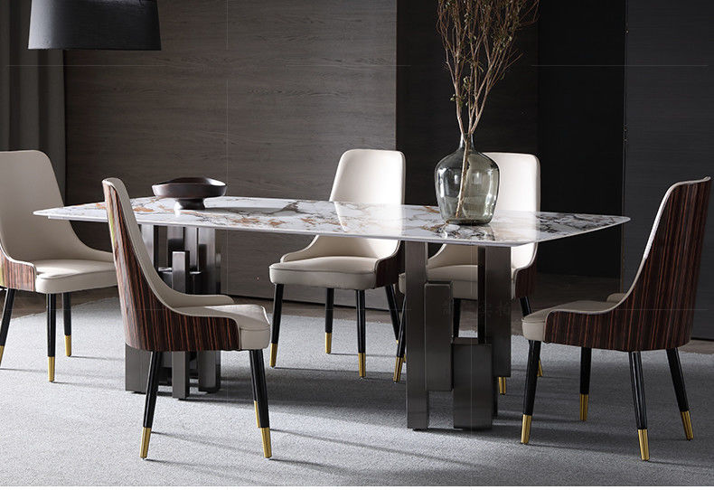 Fashion Clean Easily Luxury Marble Dining Table