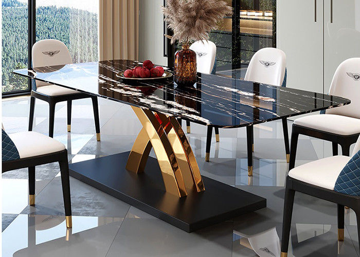 Strong And Durable Family Luxury Marble Dining Table