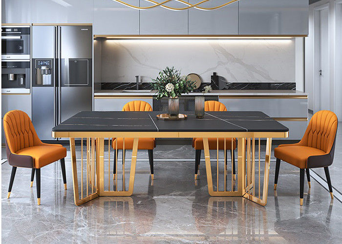 ISO9001 Durable Family Luxury Dining Room Table
