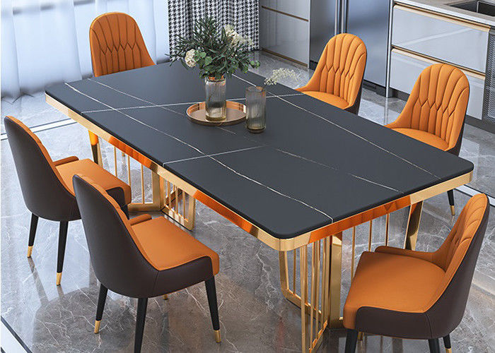 ISO9001 Durable Family Luxury Dining Room Table