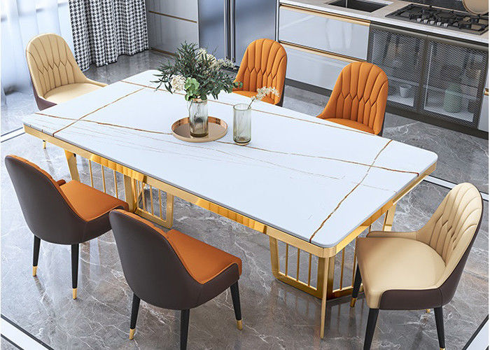 ISO9001 Durable Family Luxury Dining Room Table