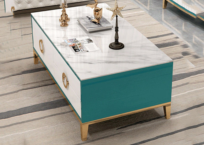 ISO18001 Marble TV Unit With Matching Coffee Table