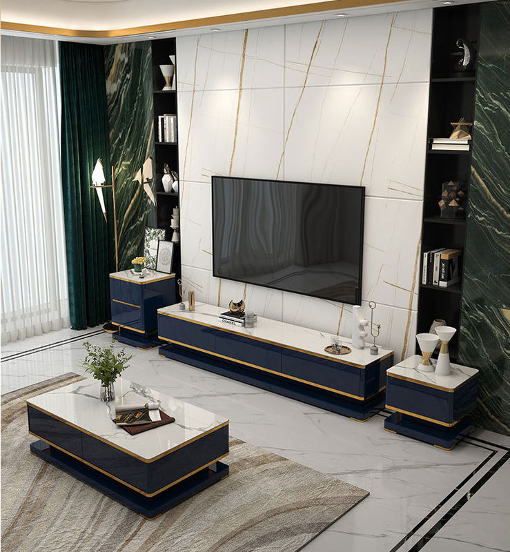 Durable Bedroom Matching TV Cabinet And Coffee Table