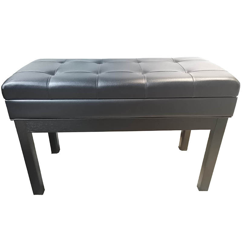 Storage Leather Odm Antique Double Piano Stool Ottoman 86cm Tall