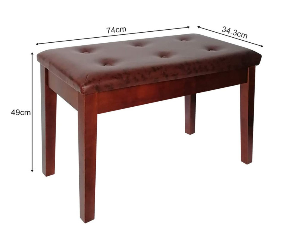 Classroom Living Room Odm Double Piano Stool 34.3cm Height