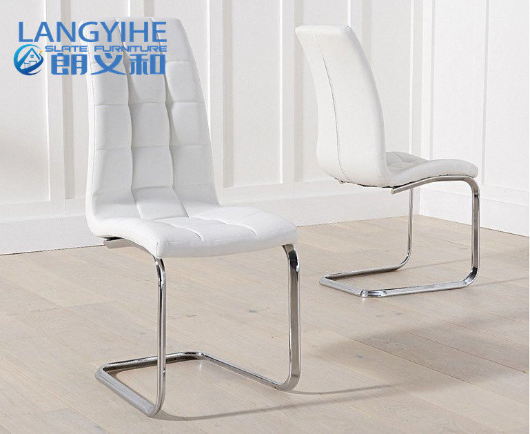 120cm White Marble Round Dining Table And Upholstered Dining Chair
