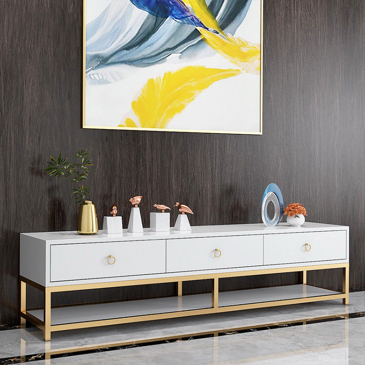 Bubble EPE Luxury Tv Cabinet Living Room Furniture Stainless Steel Frame